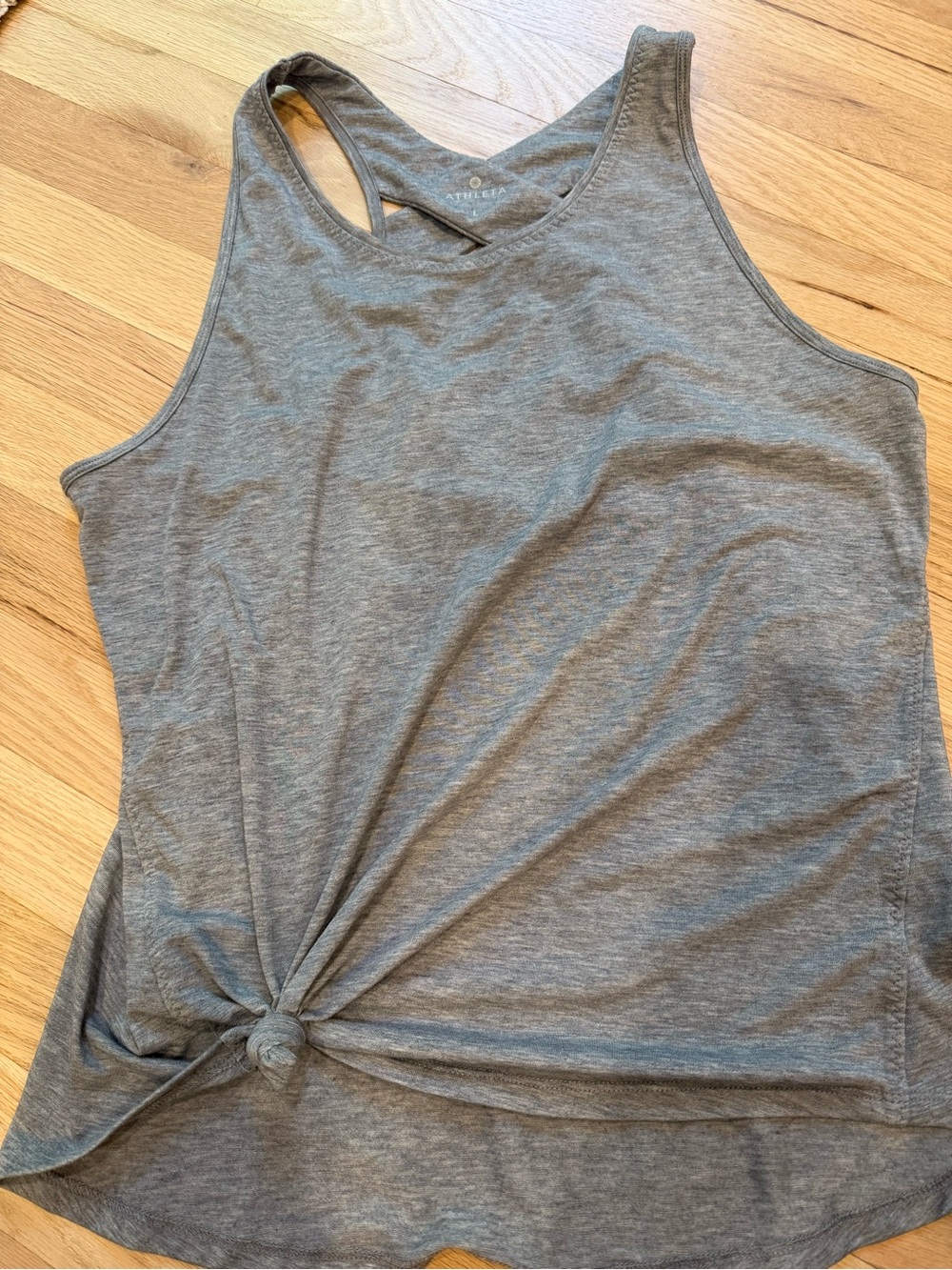 Athleta Heather Gray Racerback Tank